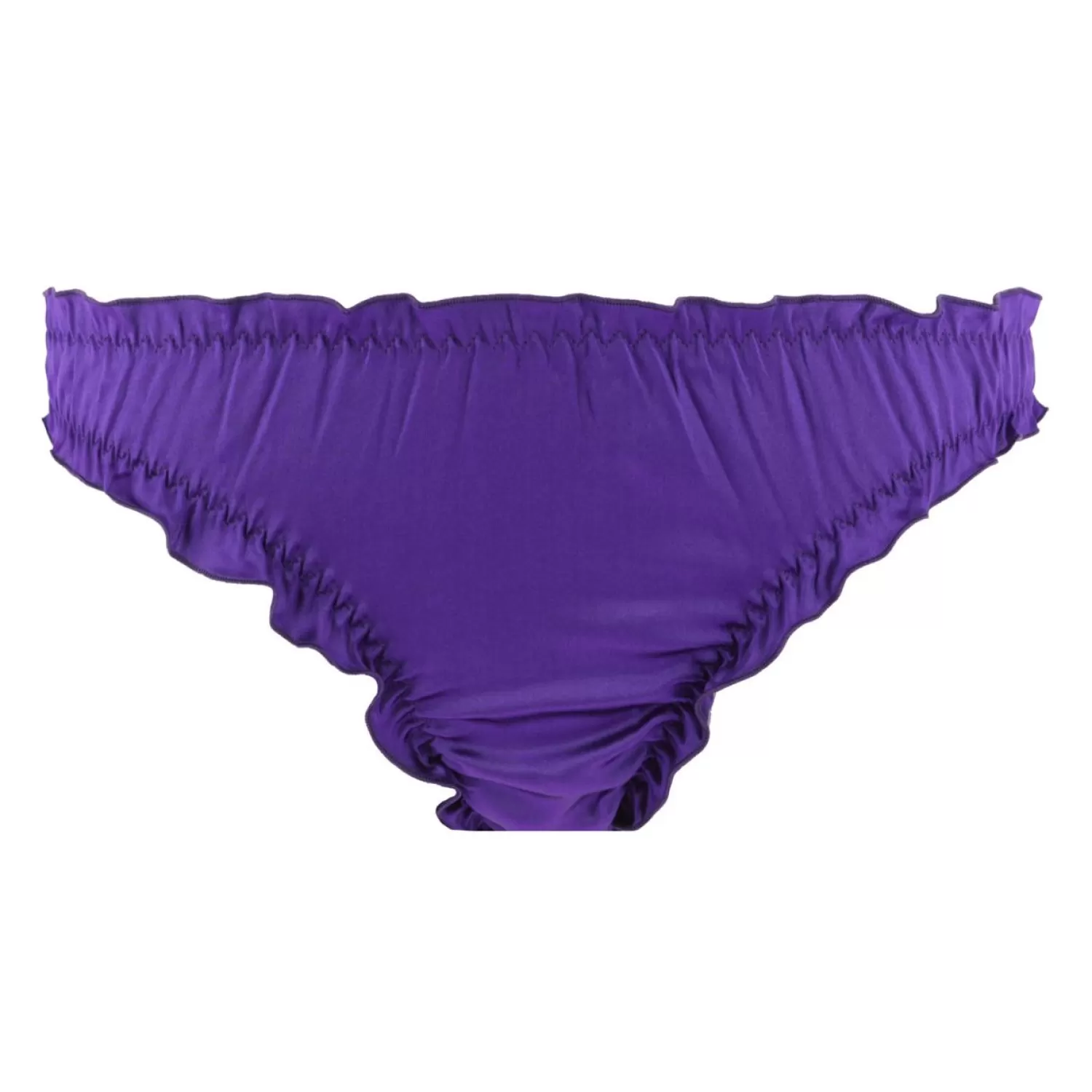 Femme I.D. Sarrieri Slip-Slip A Volants En Soie